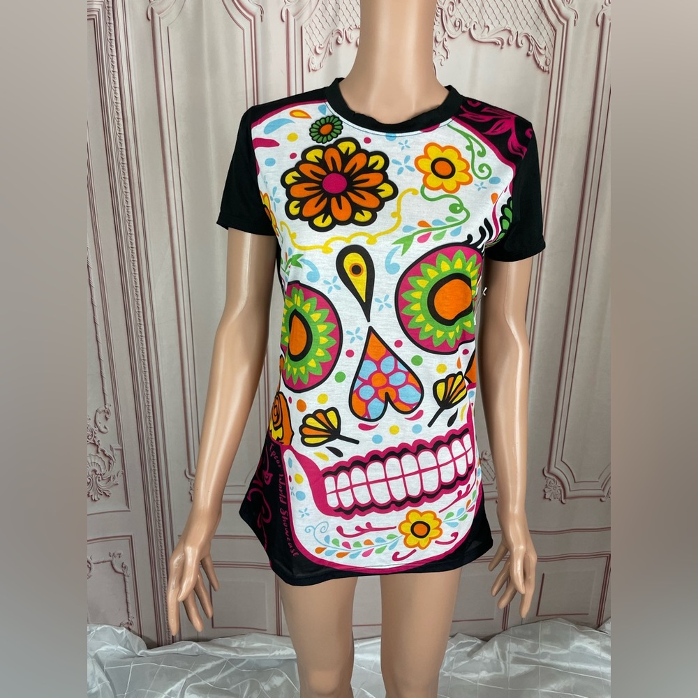 NWT disney parks epcot show t-shirt COCO movie halloween t shirt for women LARGE